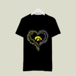 Iowa Hawkeyes Half Hear 1 T Shirt
