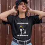 Iowa Hawkeyes Like GrandFather Like Granddaughter 3 T Shirt