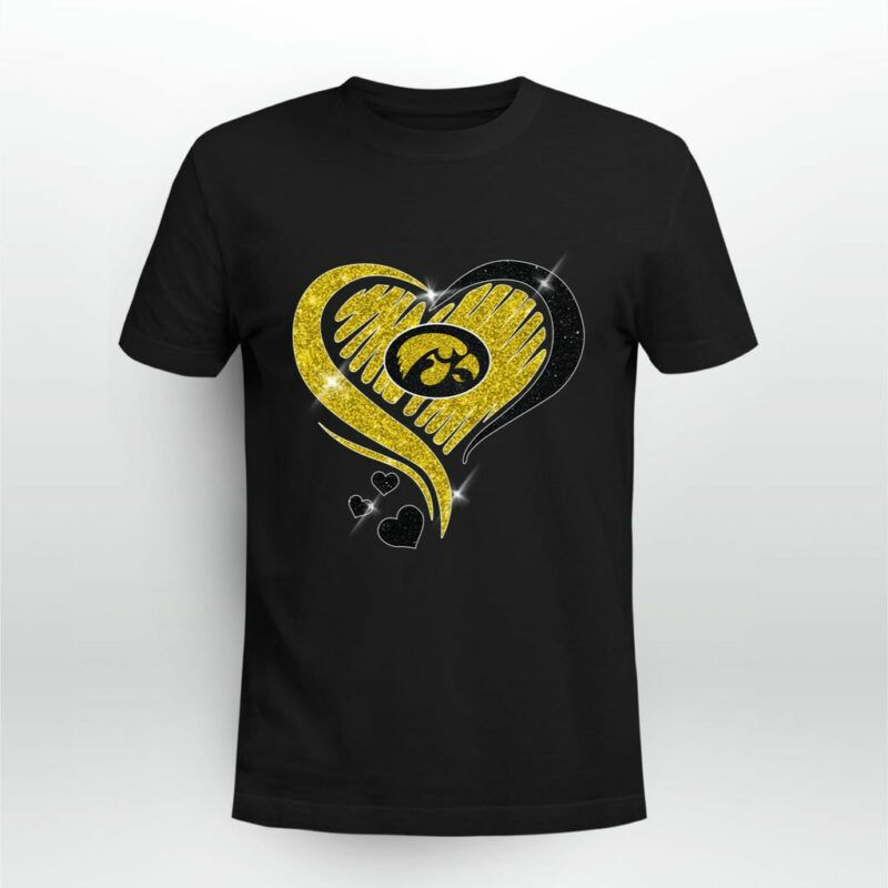 Iowa Hawkeyes Twinkle Heart 0 T Shirt