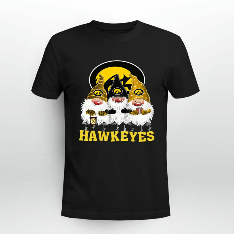 Iowa Hawkeyes Gnome Chrismas 0 T Shirt