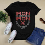 Iron Sharpens Iron Holy Christian Bible Verse 4 T Shirt