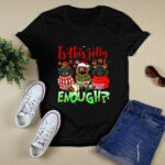 Is This Jolly Enough Dachshund Dog Lovers For Christmas 3806 T Shirt