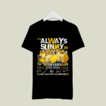 Its Always Sunny In Philadelphia 19th Anniversary 2005 2024 Thank You For The Memories Signatures 3 T Shirt