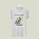 Jack Skellington And Oogie Boogie I Have Selective Hearing Im Sorry You Were Not Selected 5 T Shirt