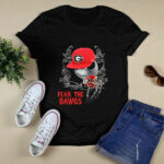 Jack Skellington Fear The Georgia Bulldogs 9 T Shirt