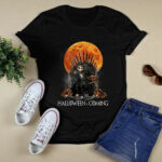 Jack Skellington Moon Halloween Is Coming GO 4 T Shirt