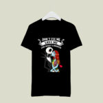 Jack Skellington and Sally dont fix me love me for whats broken 3 T Shirt