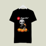 Jack Skellington and Zero Dog Pizza Hu 3 T Shirt