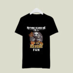 Jack Skellington nothing scares me Im a Baltimore Ravens fan 2 T Shirt