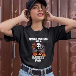 Jack Skellington nothing scares me Im a Las Vegas Football fan 0 T Shirt