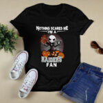 Jack Skellington nothing scares me Im a Las Vegas Football fan 2 T Shirt