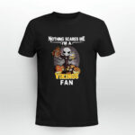 Jack Skellington nothing scares me Im a Minnesota Vikings fan 2 T Shirt
