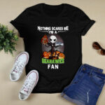 Jack Skellington nothing scares me Im a Seattle Seahawks fan 4 T Shirt