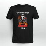 Jack Skellington nothing scares me Im a Tampa Bay Buccaneers fan 3 T Shirt
