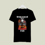 Jack Skellington nothing scares me Im a Tampa Bay Buccaneers fan 4 T Shirt