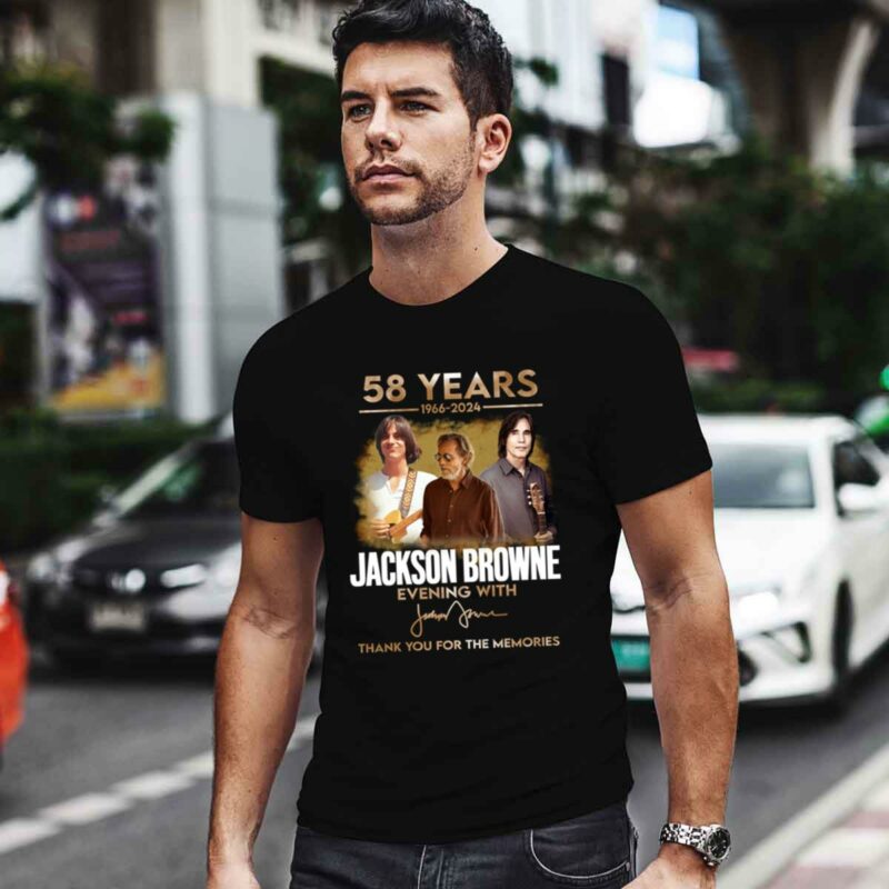 Jackson Browne 58 Years 0 T Shirt