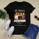 Jackson Browne 58 Years 1966 2024 Thank You For The Memories Signature 3 T Shirt