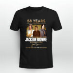 Jackson Browne 58 Years 1966 2024 Thank You For The Memories Signature 4 T Shirt