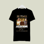 Jackson Browne 58 Years 3 T Shirt