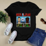 Jam 76ers Simmons and Embiid Philadelphia Basketball 2 T Shirt