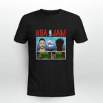 Jam 76ers Simmons and Embiid Philadelphia Basketball 4 T Shirt