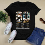 James Bond 007 60 Years Signatures Thank You for the Memories 2 T Shirt
