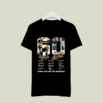 James Bond 007 60 Years Signatures Thank You for the Memories 4 T Shirt