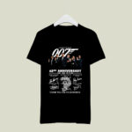 James Bond 007 62nd Anniversary 1962 2024 Signature 4 T Shirt