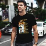 James Bond 007 Pierce Brosnan Roger Moore Sean Connery Daniel Craig Signatures 0 T Shirt