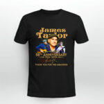 James Taylor 58th Anniversary 1966 2024 Thank You For The Memories Signature 3 T Shirt