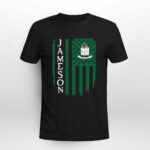 Jameson American flag 2 T Shirt