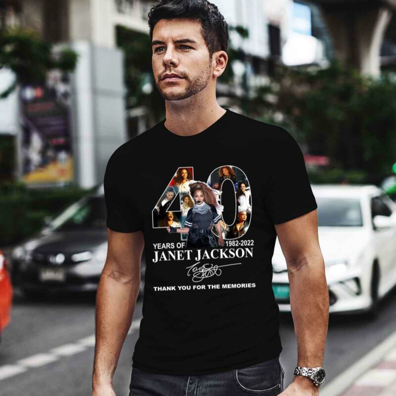 Janet Jackson 40 Years Signature 1 0 T Shirt