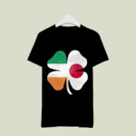 Japanese Irish Shamrock Japan Ireland St. Patrick Is Day 2 T Shirt