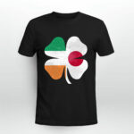 Japanese Irish Shamrock Japan Ireland St. Patrick Is Day 3 T Shirt