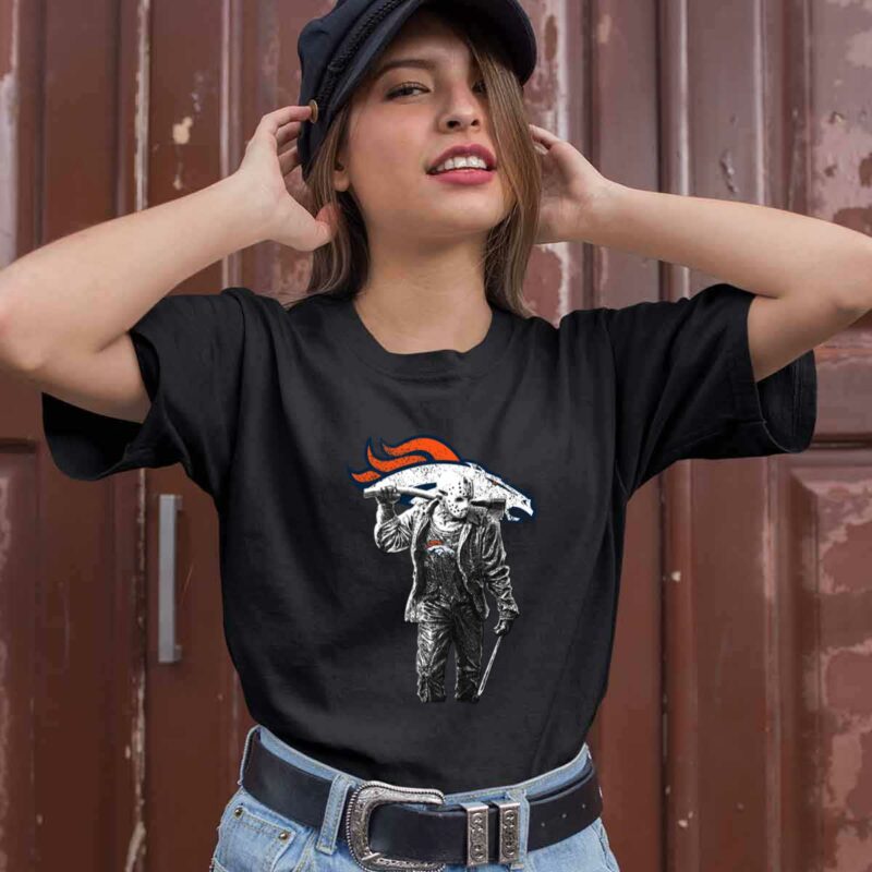 Jason Voorhees Denver Broncos Football 0 T Shirt