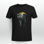 Jason Voorhees Los Angeles Chargers Ready For Horrors Football 3 T Shirt