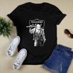 Jason Voorhees Oakland Raiders 2 T Shirt
