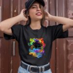 Jeep Girl Bandana Back 1 T Shirt