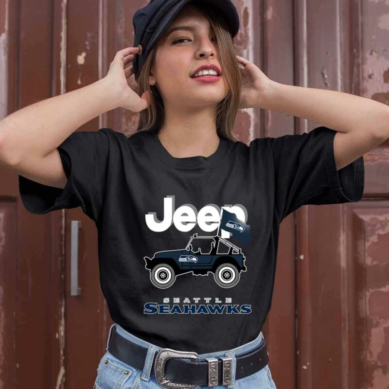 Jeep Seattle Seahawks 0 T Shirt