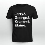 Jerry and George and Kramer and Elaine 2 T Shirt