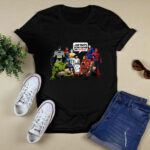 Jesus With Super Heroes and Thats How I Saved the World 4 T Shirt
