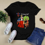 Jesus cross its heavy huh Avengers superhero 2 T Shirt 1