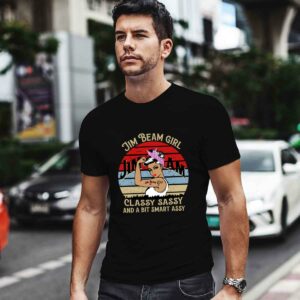 Jim Beam Girl Classy Sassy And A Bit Smart Assy Vintage 0 T Shirt