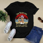 Jim Beam Girl Classy Sassy And A Bit Smart Assy Vintage 2 T Shirt