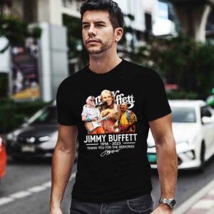 Jimmy Buffett 77 Years 1946 2023 Thank You For The Memories Signature t 0 T Shirt