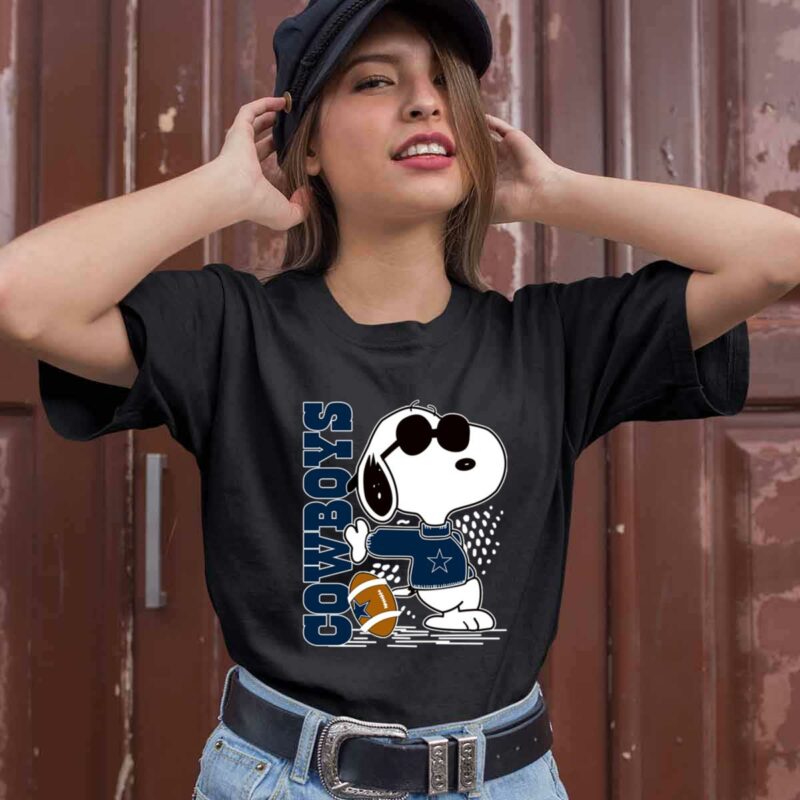 Joe Cool Snoopy Dallas Cowboys 0 T Shirt