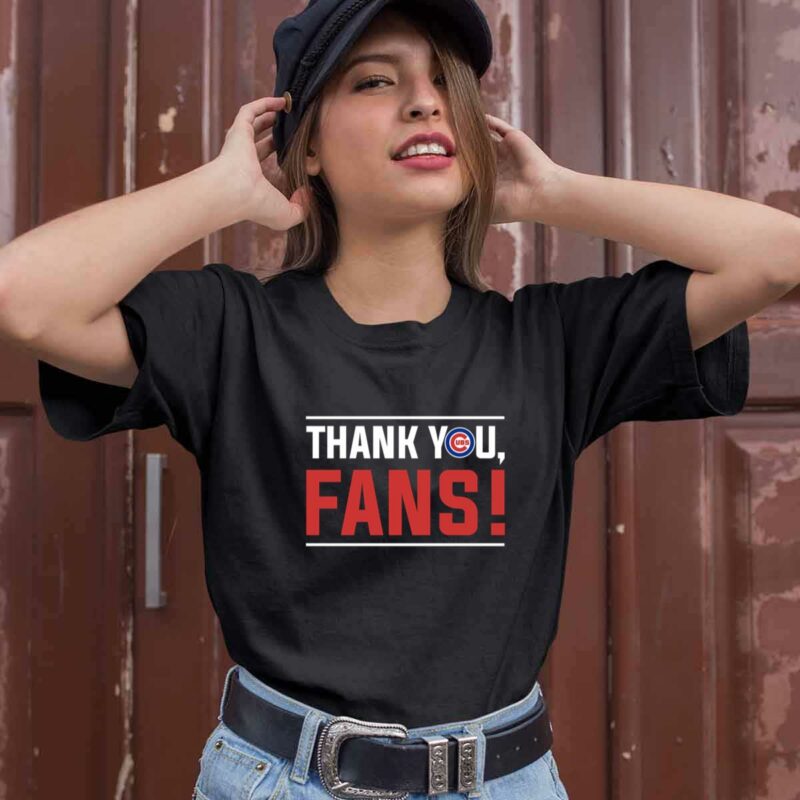 Joe Maddon Thank You Fans Chicago Cubs 0 T Shirt