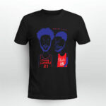 Joel Embiid And Ben Simmons Beavis And Butthead Basketball 3 T Shirt