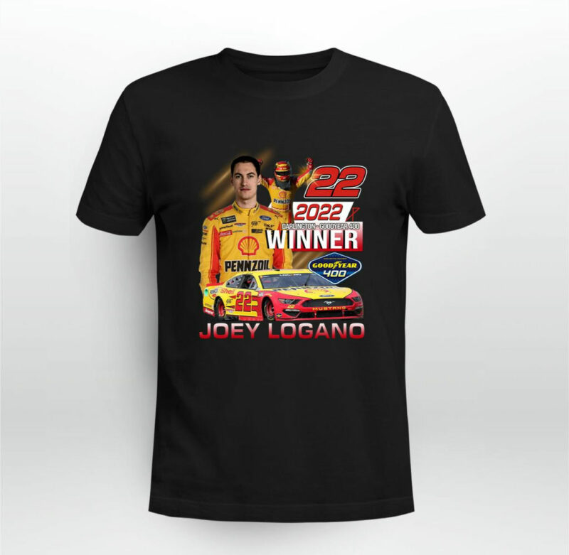 Joey Logano 2022 Winner Darlington Goodyear 400 0 T Shirt