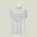 John 316 Bible Verse In Faded Script 4 T Shirt